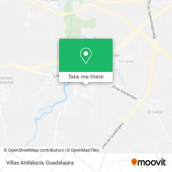 Villas Andalucía map