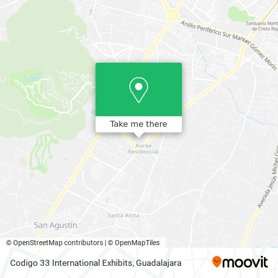 Codigo 33 International Exhibits map