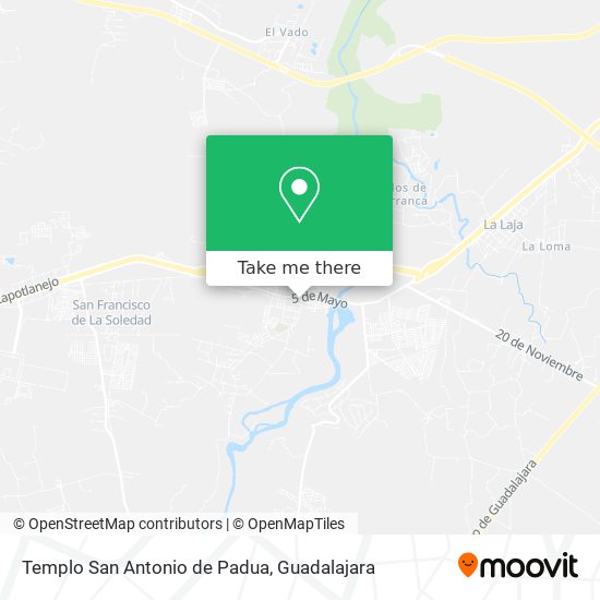 Mapa de Templo San Antonio de Padua