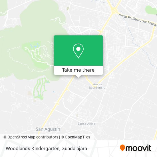 Mapa de Woodlands Kindergarten