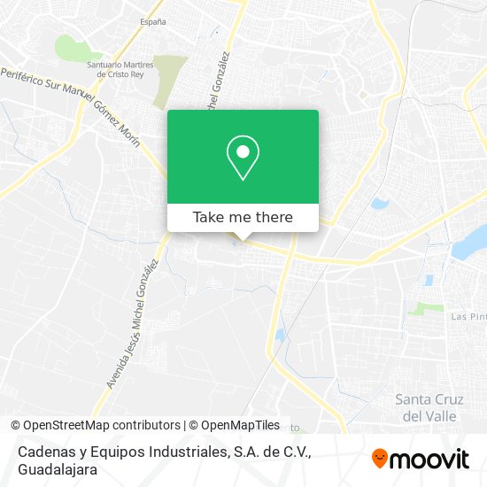 Cadenas y Equipos Industriales, S.A. de C.V. map