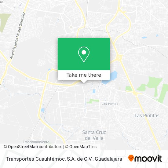 Transportes Cuauhtémoc, S.A. de C.V. map