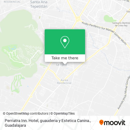 Perriatra Inn. Hotel, guauderia y Estetica Canina. map