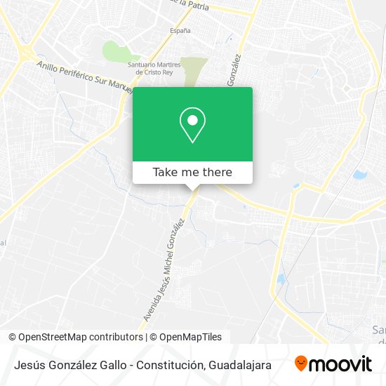 Mapa de Jesús González Gallo - Constitución