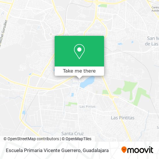 Mapa de Escuela Primaria Vicente Guerrero