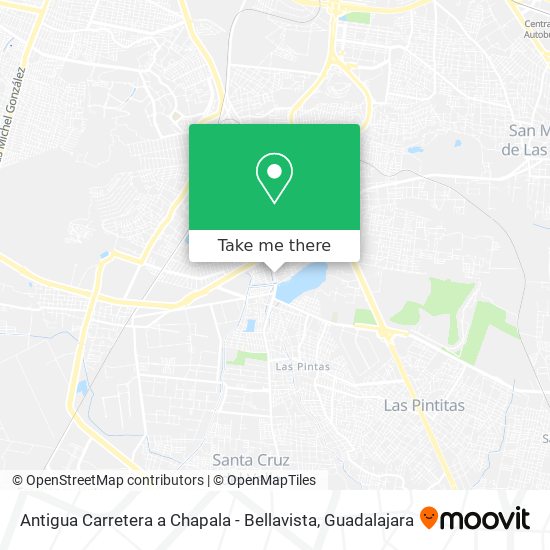 Mapa de Antigua Carretera a Chapala - Bellavista