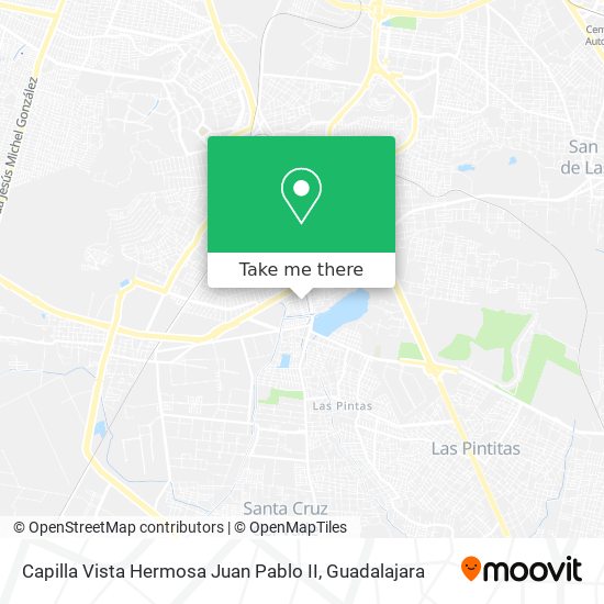 Capilla Vista Hermosa Juan Pablo II map