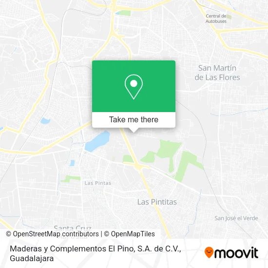 Maderas y Complementos El Pino, S.A. de C.V. map