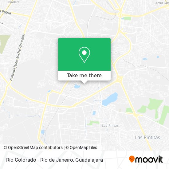 Río Colorado - Río de Janeiro map