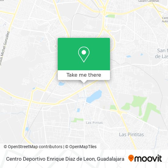 Mapa de Centro Deportivo Enrique Diaz de Leon
