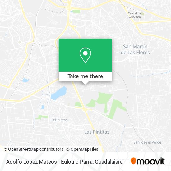 Adolfo López Mateos - Eulogio Parra map