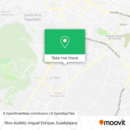 Mapa de Ríos Audelo, miguel Enrique