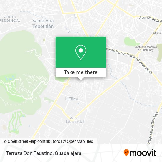 Mapa de Terraza Don Faustino