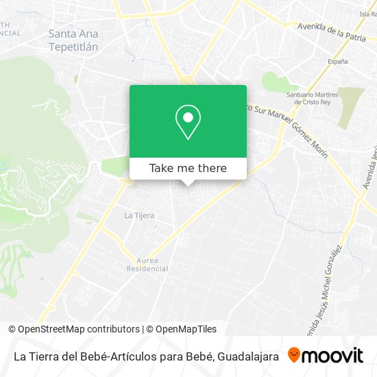 La Tierra del Bebé-Artículos para Bebé map