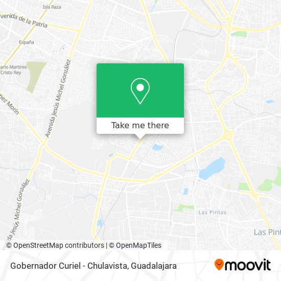Gobernador Curiel - Chulavista map