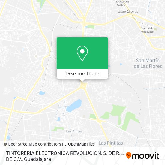 TINTORERIA ELECTRONICA REVOLUCION, S. DE R.L. DE C.V. map