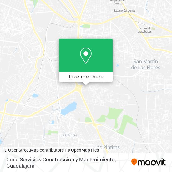 Cmic Servicios Construcción y Mantenimiento map