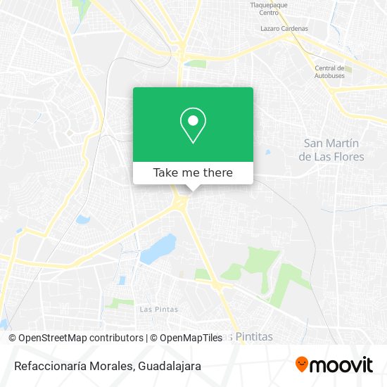 Refaccionaría Morales map