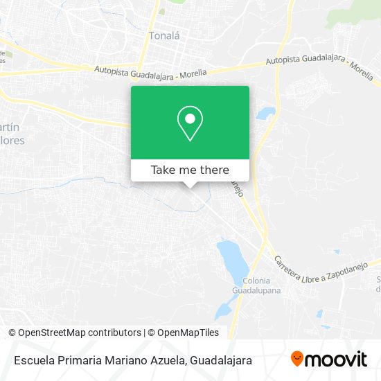 Mapa de Escuela Primaria Mariano Azuela