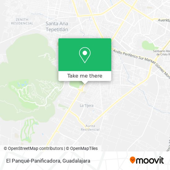 El Panqué-Panificadora map