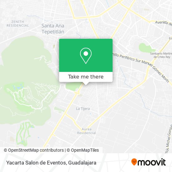 Yacarta Salon de Eventos map
