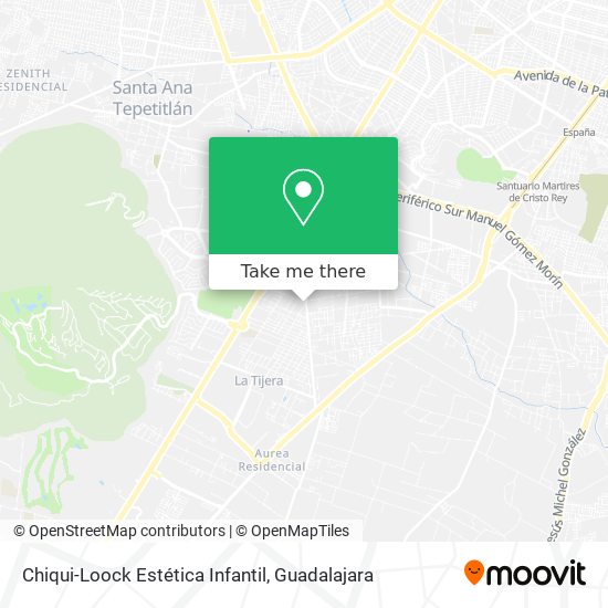 Mapa de Chiqui-Loock Estética Infantil