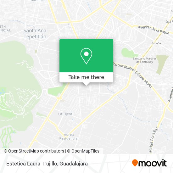 Mapa de Estetica Laura Trujillo