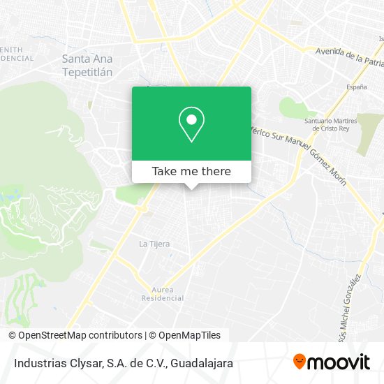 Industrias Clysar, S.A. de C.V. map