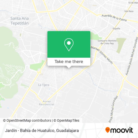 Jardín - Bahía de Huatulco map