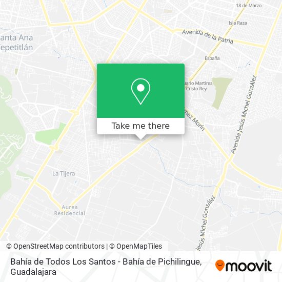 Bahía de Todos Los Santos - Bahía de Pichilingue map