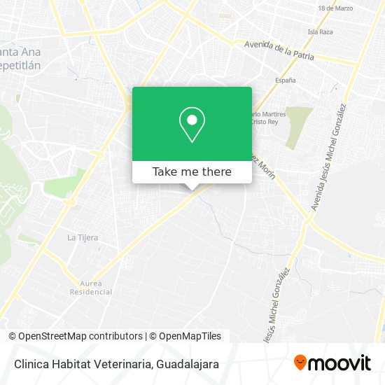 Clinica Habitat Veterinaria map