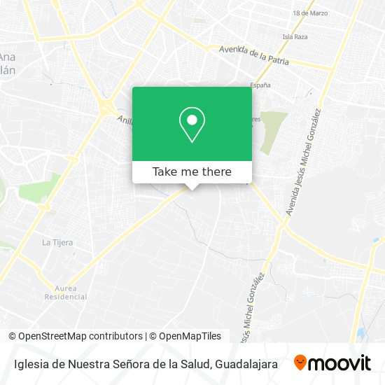 Mapa de Iglesia de Nuestra Señora de la Salud