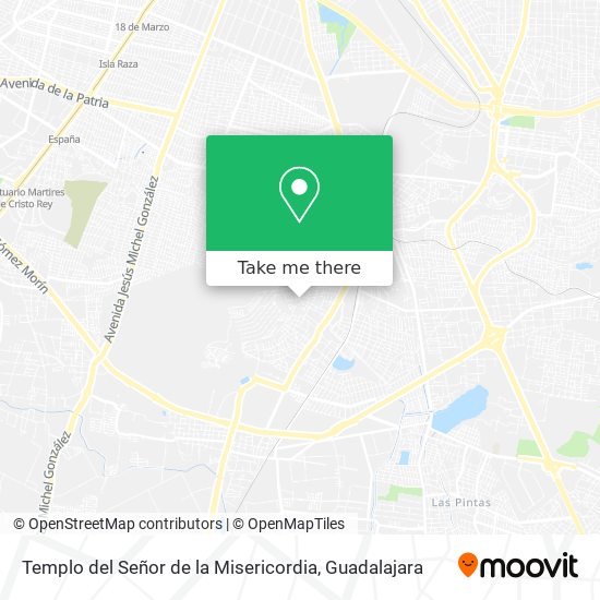 Templo del Señor de la Misericordia map