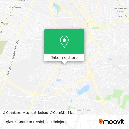 Mapa de Iglesia Bautista Peniel
