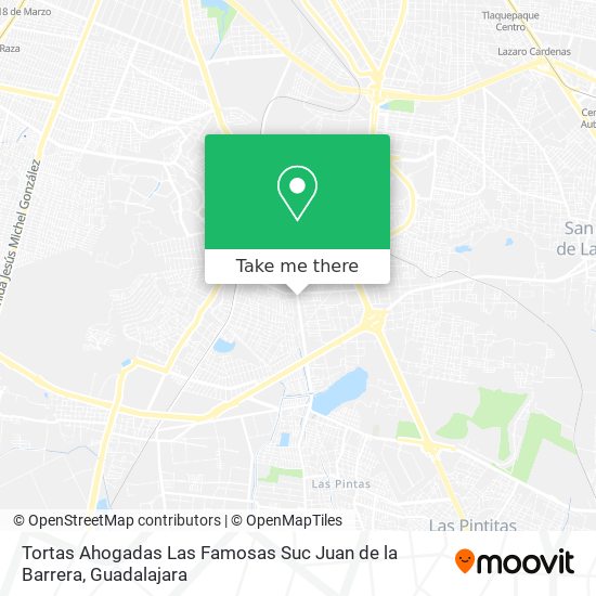 Tortas Ahogadas Las Famosas Suc Juan de la Barrera map