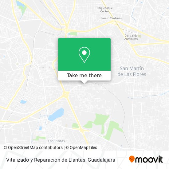 Mapa de Vitalizado y Reparación de Llantas