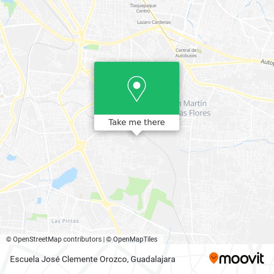 Escuela José Clemente Orozco map