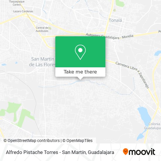 Mapa de Alfredo Pistache Torres - San Martín