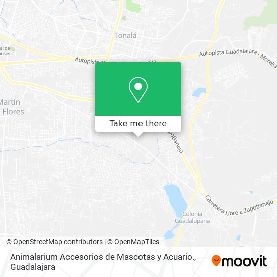 Animalarium Accesorios de Mascotas y Acuario. map