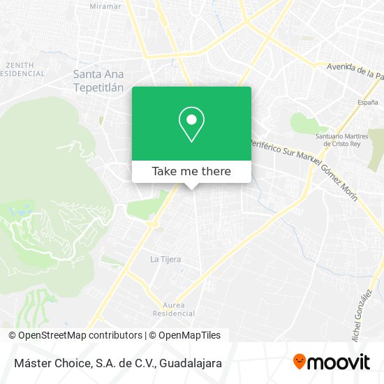 Máster Choice, S.A. de C.V. map
