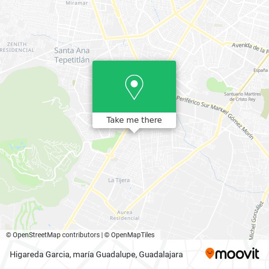 Higareda Garcia, maría Guadalupe map