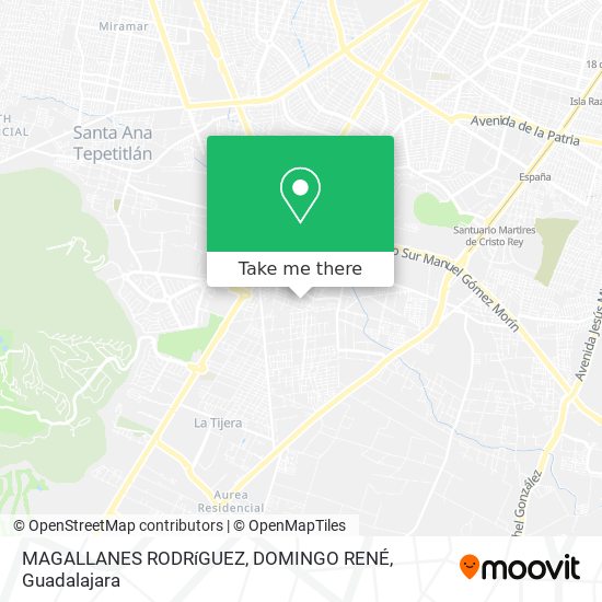 MAGALLANES RODRíGUEZ, DOMINGO RENÉ map