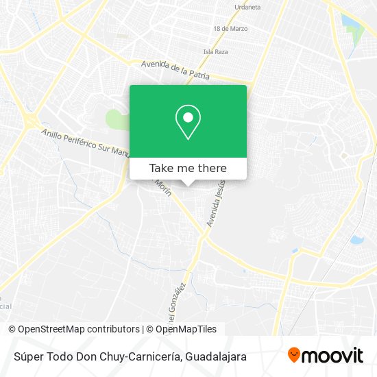 Súper Todo Don Chuy-Carnicería map