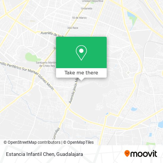 Mapa de Estancia Infantil Chen