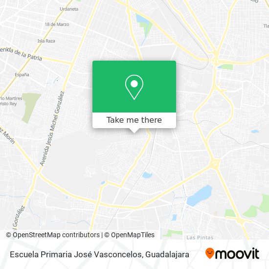 Escuela Primaria José Vasconcelos map