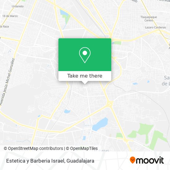 Estetica y Barberia Israel map