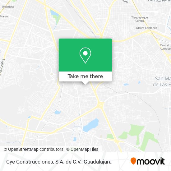 Cye Construcciones, S.A. de C.V. map