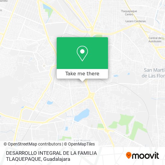 DESARROLLO INTEGRAL DE LA FAMILIA TLAQUEPAQUE map