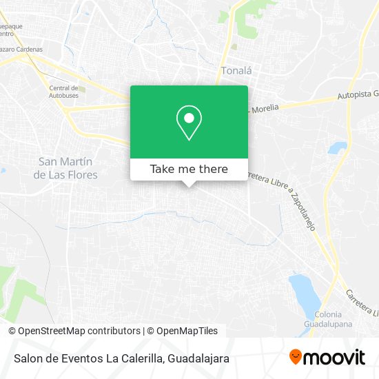Salon de Eventos La Calerilla map