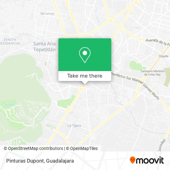 Mapa de Pinturas Dupont